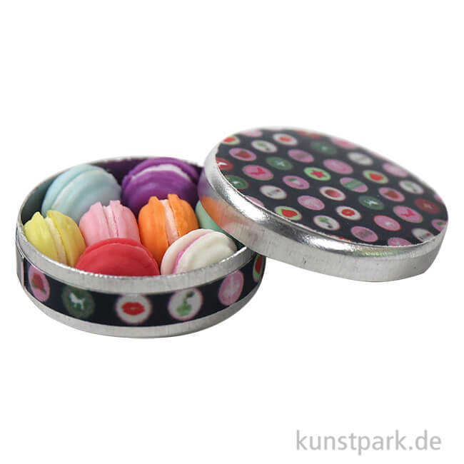 Artikelbild 1 des Artikels “Miniatur Makronendose, Durchmesser 2 cm “