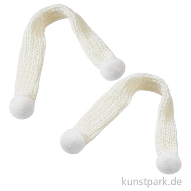 Artikelbild 1 des Artikels “Miniatur Schal, Beige, ca. 15 cm, 2 Stück “