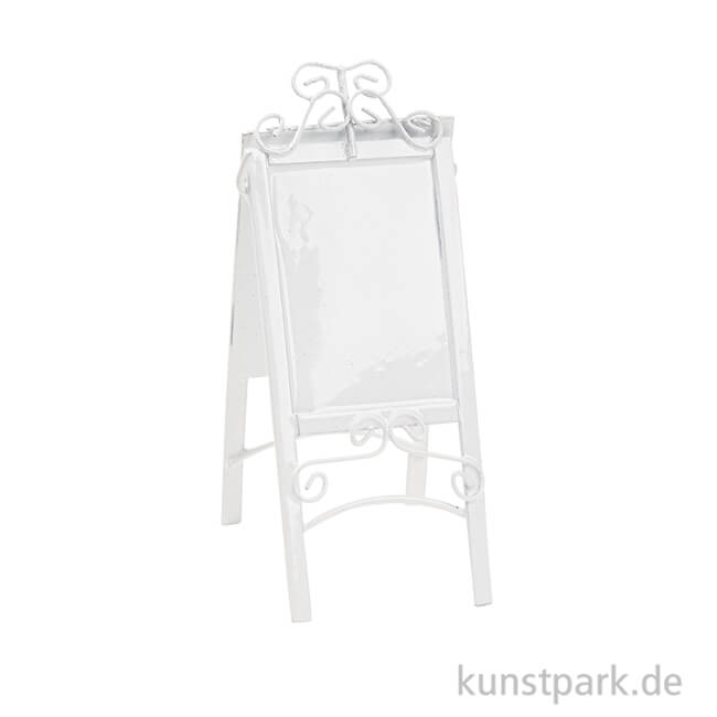 Artikelbild 1 des Artikels “Miniatur-Schild aus Metall, 11 cm Weiß“
