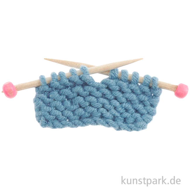 Artikelbild 1 des Artikels “Miniatur Strickzeug, Blau, 6,5 x 0,5 x 2,5 cm “