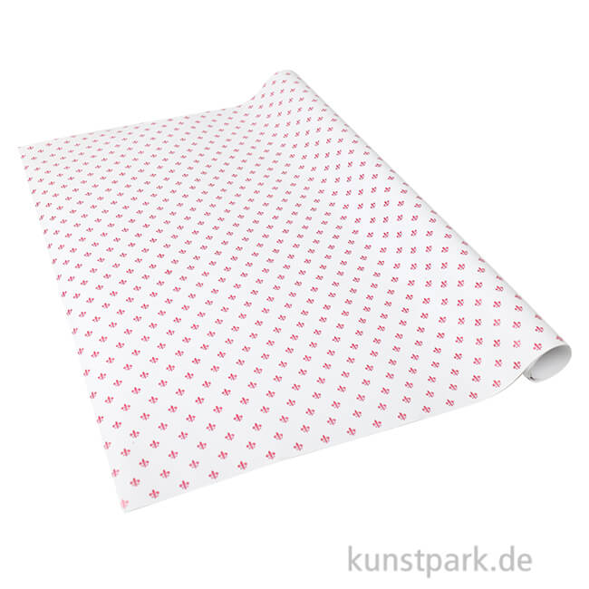 Artikelbild 1 des Artikels “Miniatur Tapete mit Lilien, Rosa Weiß, 50 x 30 cm “