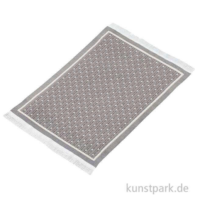 Artikelbild 1 des Artikels “Miniatur Teppich, Grau, 10 x 15 cm “