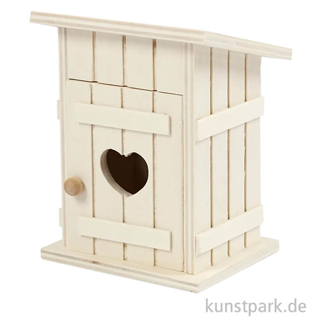 Artikelbild 1 des Artikels “Miniatur Toilettenhäuschen aus Holz, 8 x 6,5 cm “