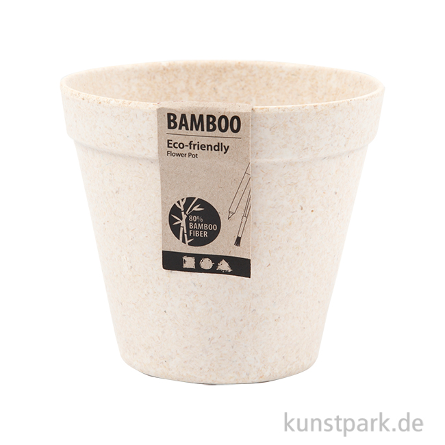 Artikelbild 1 des Artikels “Mittelgroßer Blumentopf aus Bambus, Höhe 10 cm “