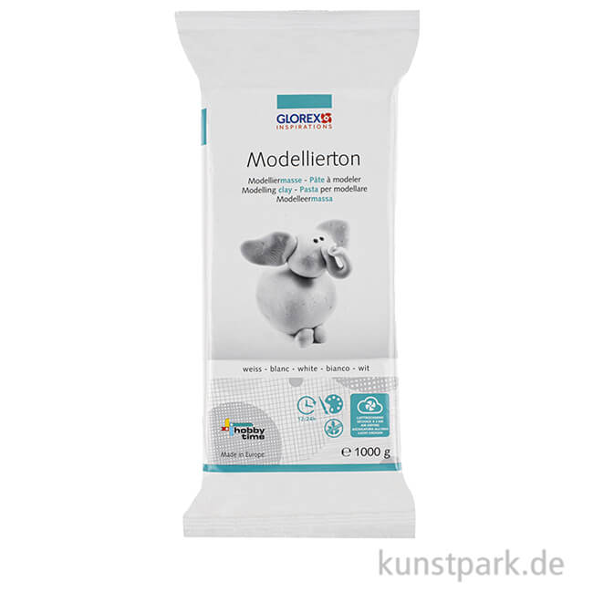 Artikelbild 1 des Artikels “Modellierton lufttrocknend, Weiß, 1000g “