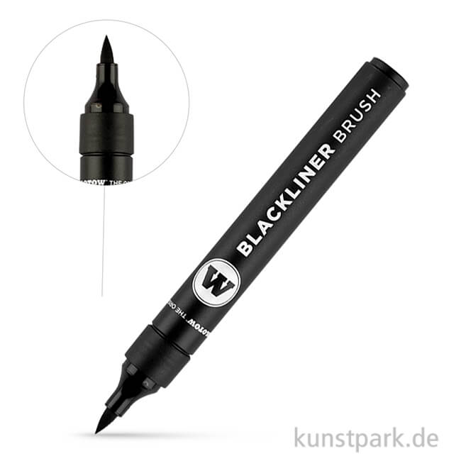 Artikelbild 1 des Artikels “Molotow BLACKLINER Brushpen nachfüllbar “