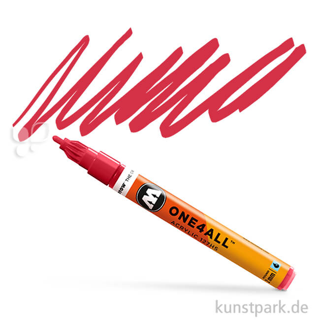Artikelbild 1 des Artikels “Molotow ONE4ALL Marker - 127HS 2 mm Einzelfarbe | Verkehrsrot“