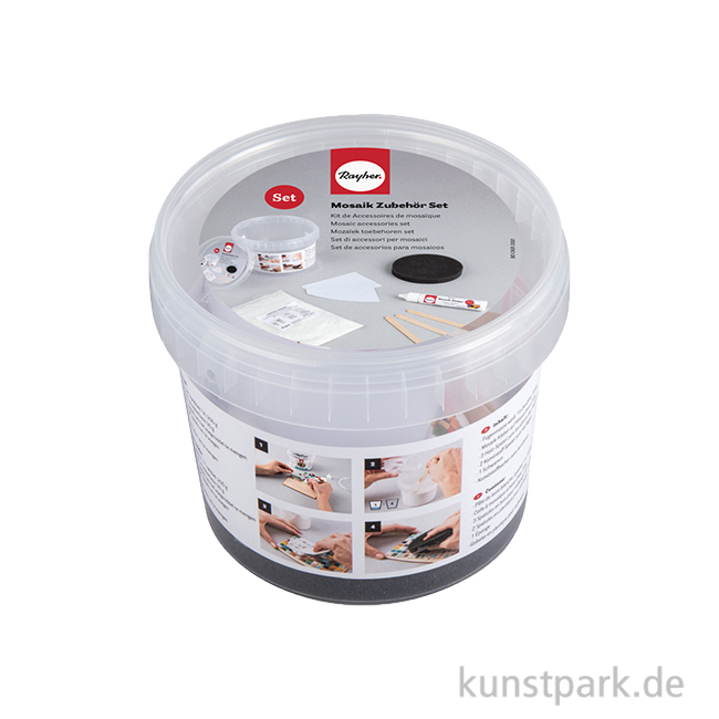 Artikelbild 1 des Artikels “Mosaik Zubehör Set mit Mosaik-Kleber + Fugenmasse “