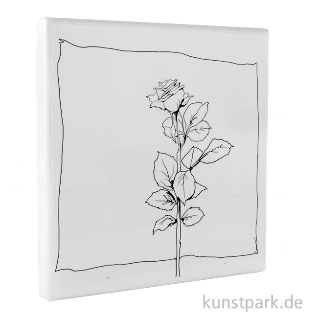 Artikelbild 1 des Artikels “Motiv-Keilrahmen Color Sketch Rose, 20 x 20 cm “