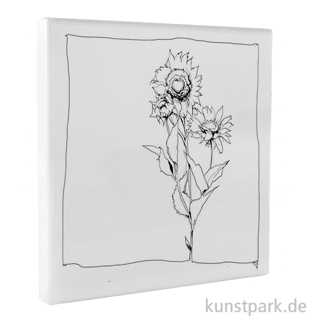 Artikelbild 1 des Artikels “Motiv-Keilrahmen Color Sketch Sonnenblume, 20 x 20 cm “