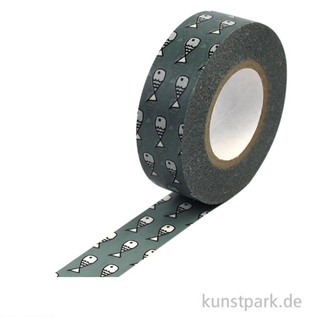 Artikelbild 1 des Artikels “Motiv-Klebeband Washi Tape - Fische, 15 mm, Rolle 15m “