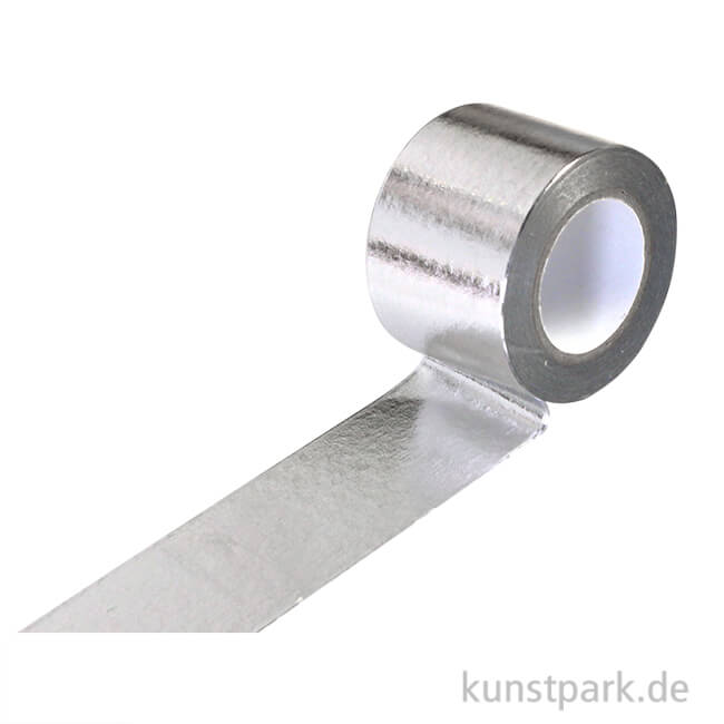 Artikelbild 1 des Artikels “Motiv-Klebeband Washitape - Metallic Silber, 30 mm, 10 m Rolle “