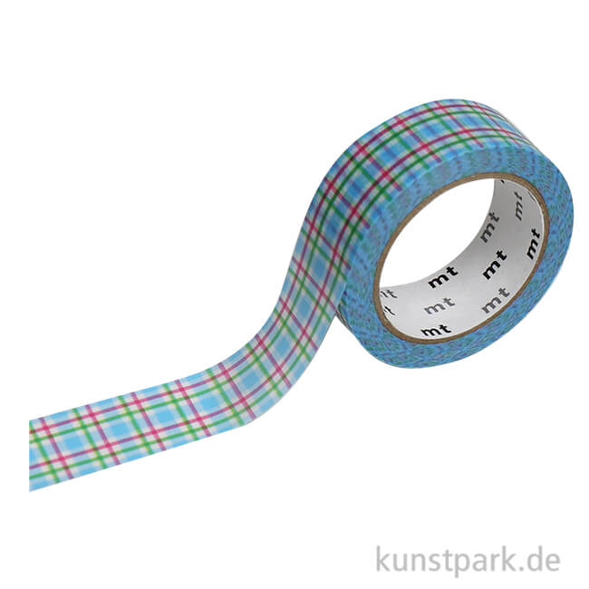 Artikelbild 1 des Artikels “MT Masking Tape Colorful Checkered Blue, 15 mm, 7 m Rolle “