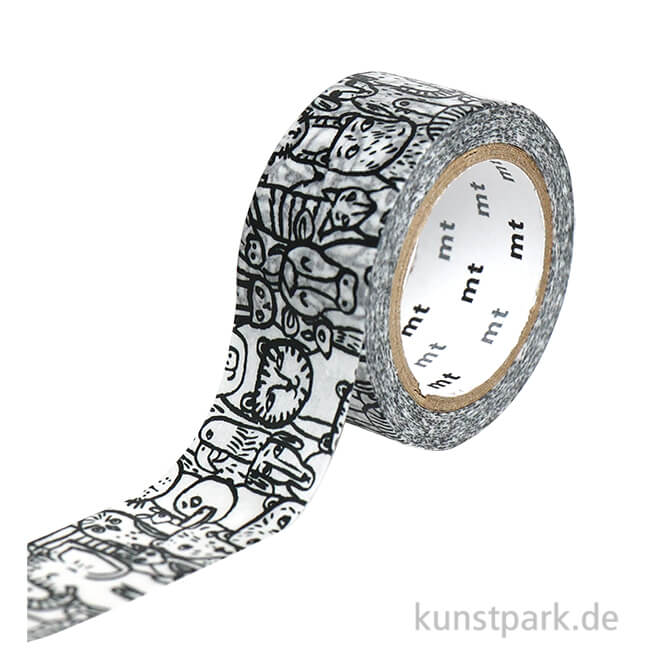 Artikelbild 1 des Artikels “MT Masking Tape Cup Of Therapy Animals, 20 mm, 7 m Rolle “