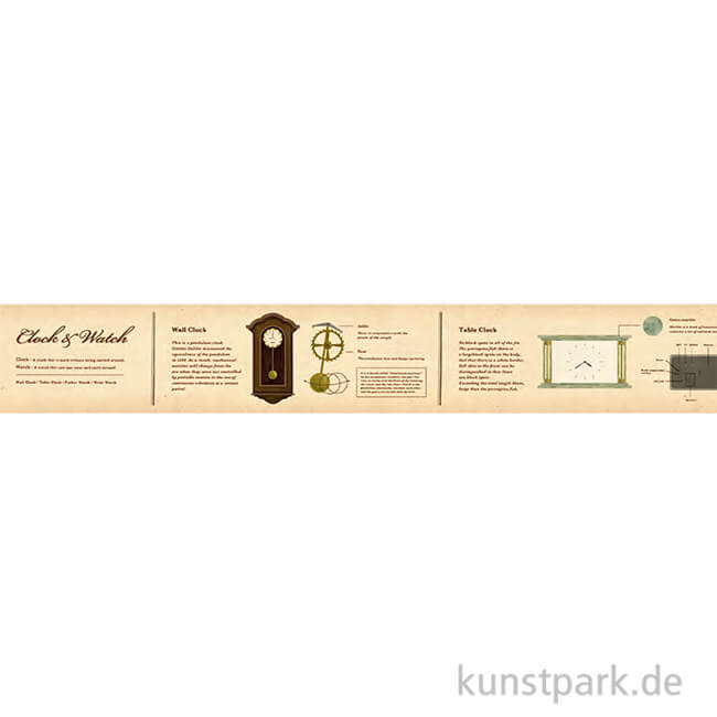 Artikelbild 1 des Artikels “MT Masking Tape Encyclopedia Clock - 30 mm, 7 m Rolle “
