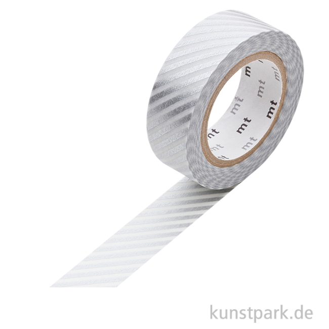 Artikelbild 1 des Artikels “MT Masking Tape Stripe Silver - 15 mm, 7 m Rolle “