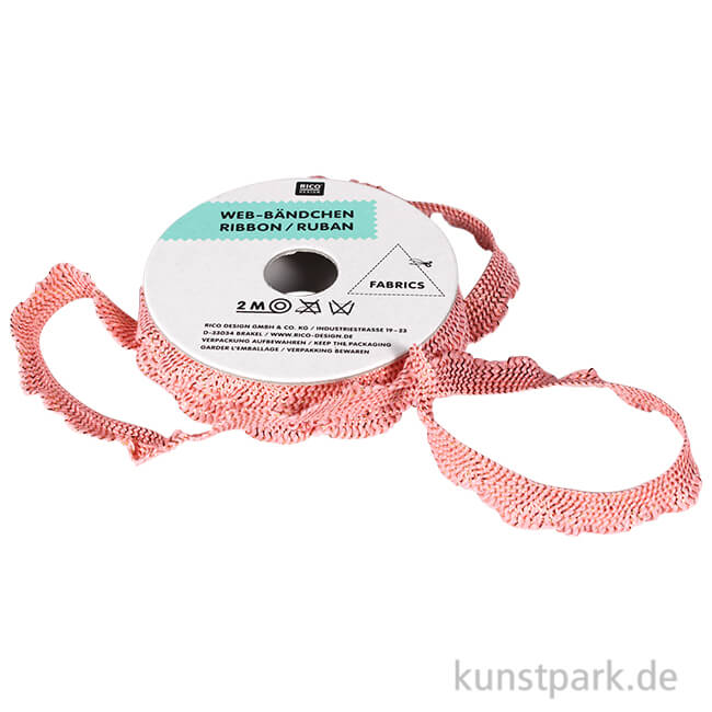 Artikelbild 1 des Artikels “Muschelsaumen - Rosa Glitzer, 2 m “