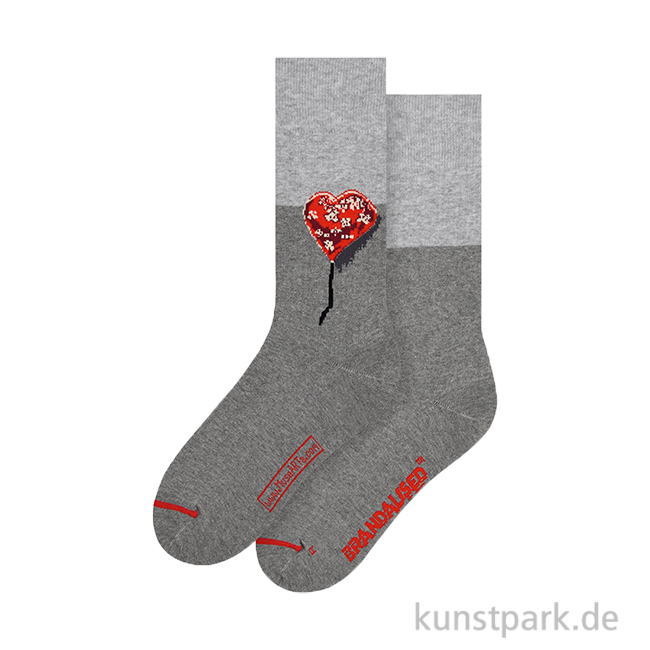 Artikelbild 1 des Artikels “MuseARTa ARTSOX - Kunstsocken, Banksy Graffiti, Bandage Heart, 36-40 “