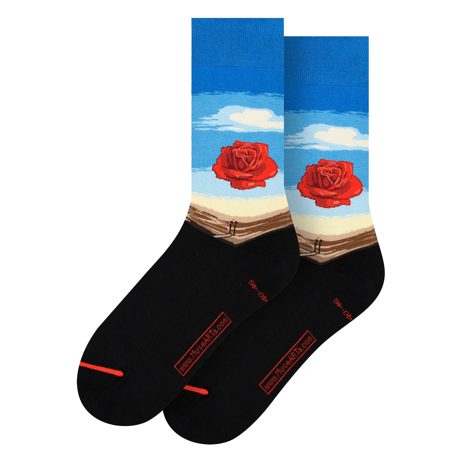 Artikelbild 1 des Artikels “MuseARTa ARTSOX - Kunstsocken, Salvador Dali, Meditative Rose, 36-40 “