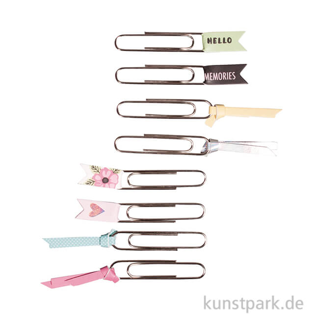 Artikelbild 1 des Artikels “My Planner - Büroklammer mit Wimpel - Happy, 5x1 cm, 4x2 Designs “