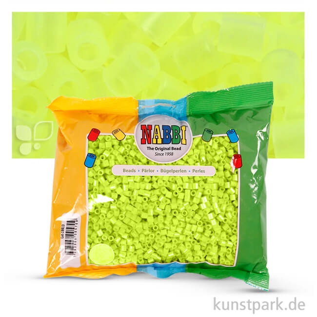 Artikelbild 1 des Artikels “NABBI Bügelperlen - 6000 Stück, 5x5 mm 2,5 mm | Neongelb“