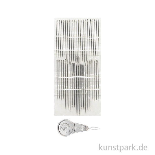 Artikelbild 1 des Artikels “Nähnadeln mit Einfädler, 40 Stück “