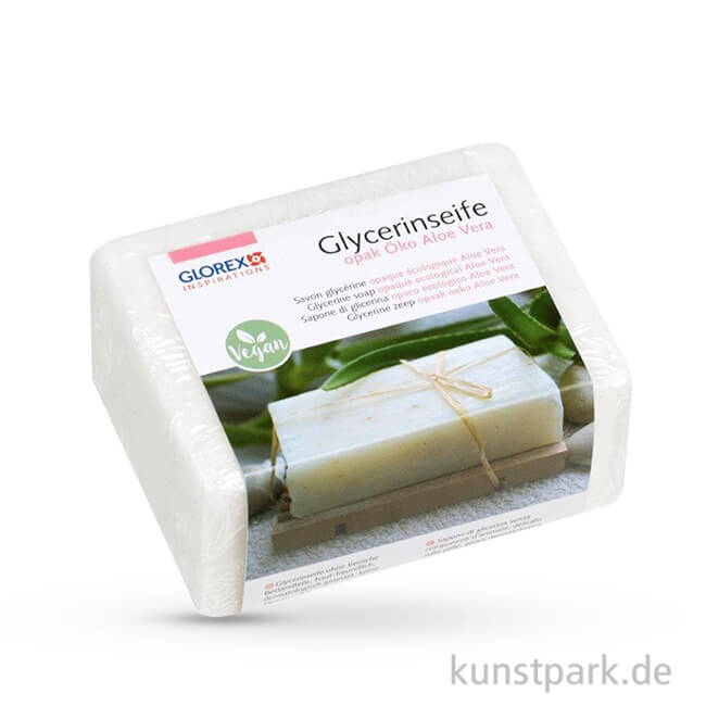Artikelbild 1 des Artikels “Aloe Vera - Öko Glycerin-Seife - opak 500 g“