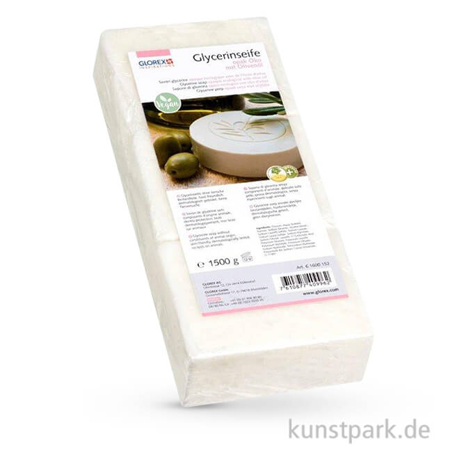 Artikelbild 1 des Artikels “Olivenöl - Öko Glycerin-Seife - opak 1500 g“