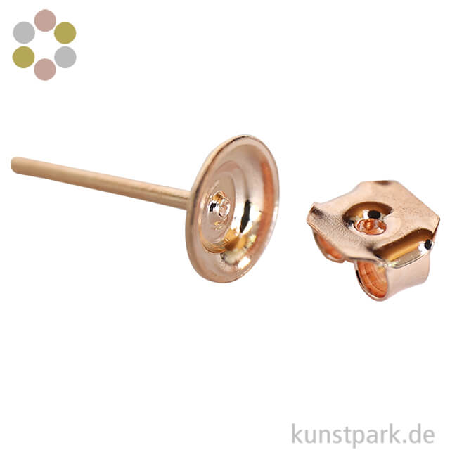 Artikelbild 1 des Artikels “Ohrstecker mit Platine, 6 mm, 4 Stück “