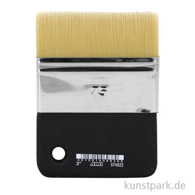 Artikelbild 1 des Artikels “Paddle Flächenpinsel flach, braunes Synthetikhaar 7,6 cm“