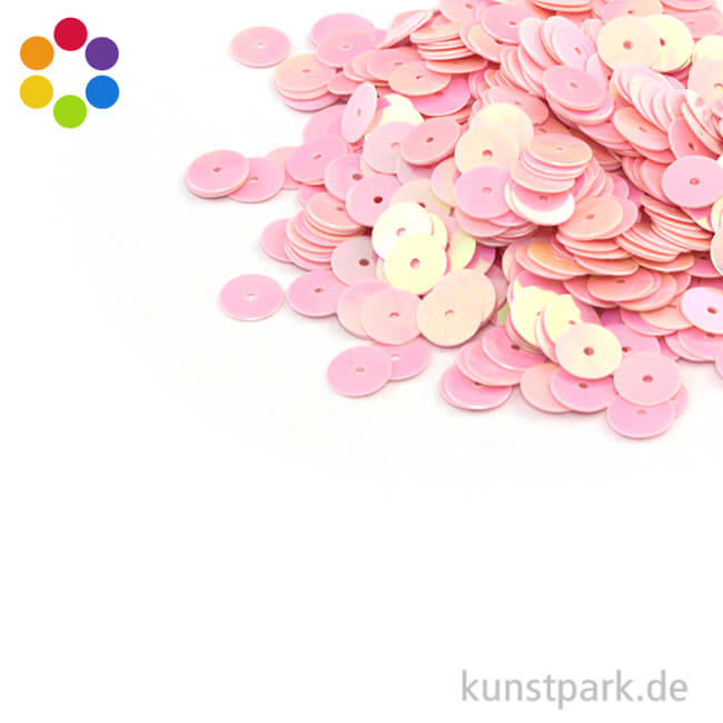 Artikelbild 1 des Artikels “Pailletten Glatt - 6 mm - 6 g Dose “