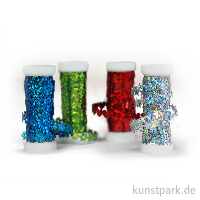 Artikelbild 1 des Artikels “Paillettenbänder-Set, 4x3m - farbig sortiert “