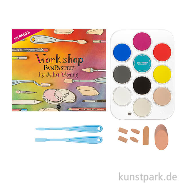 Artikelbild 1 des Artikels “PanPastel Set mit 10 Farben + Workshop Book, Julia Woning “