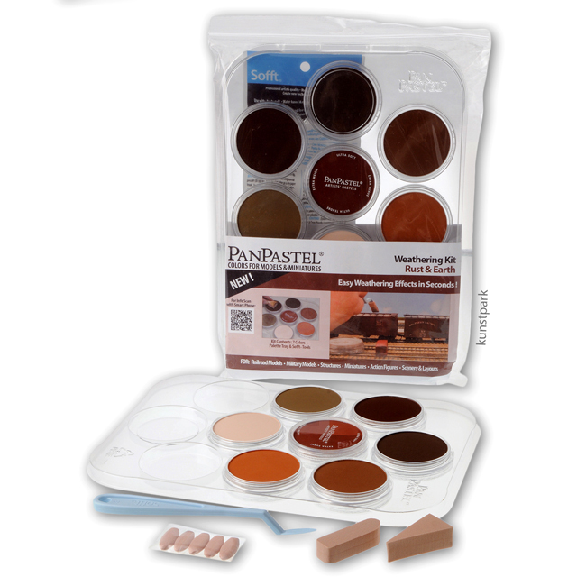 Artikelbild 1 des Artikels “PanPastel Set mit 7 Farben - Modellbau Rost u. Erde “