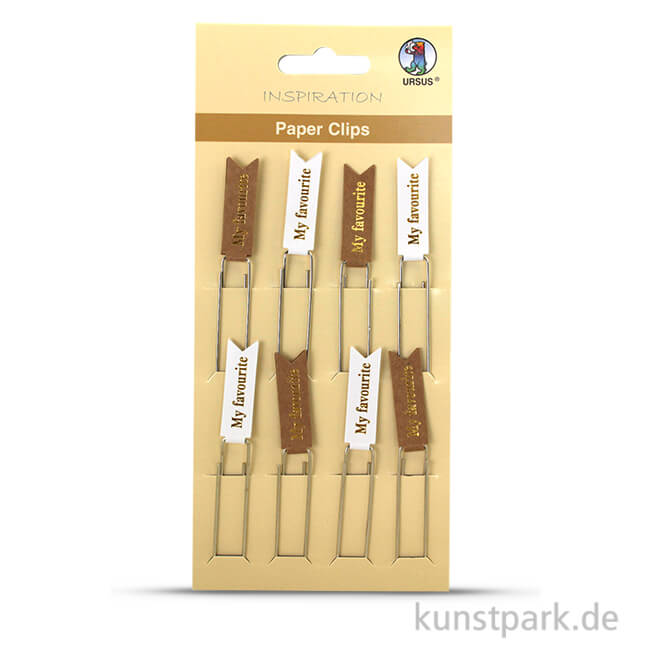 Artikelbild 1 des Artikels “Paper Clips - My Favorite, 8 Stück sortiert Gold“