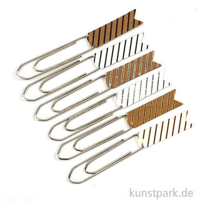Artikelbild 1 des Artikels “Paper Clips - Streifen, 8 Stück sortiert “