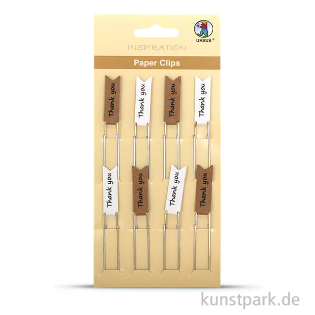 Artikelbild 1 des Artikels “Paper Clips - Thank you, 8 Stück sortiert Schwarz“