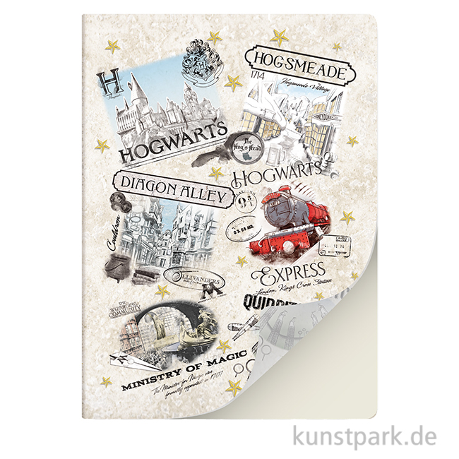 Artikelbild 1 des Artikels “PAPERBLANKS Notizheft - Harry Potter, The Wizarding World, Blanko, A5 “
