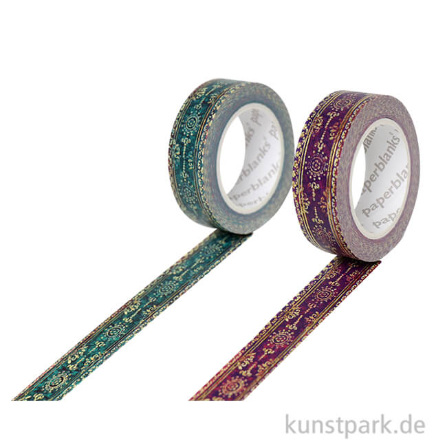 Artikelbild 1 des Artikels “PAPERBLANKS Washi Tape Set, 2 x 10m - Ozeanien & Viola “