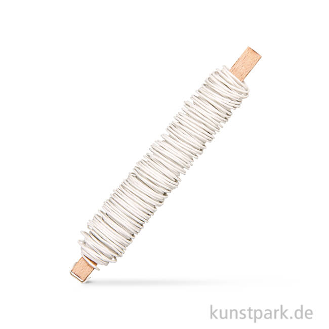 Artikelbild 1 des Artikels “Papierdraht 0,5 mm 20 Meter Weiß“