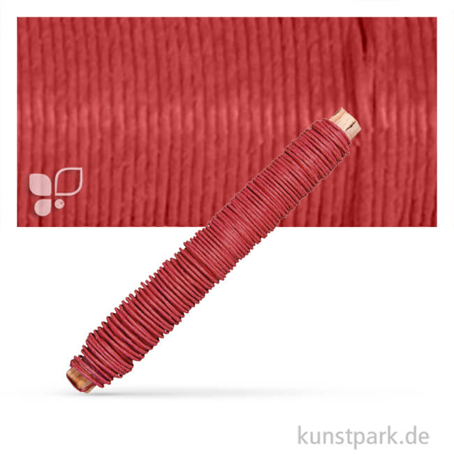 Artikelbild 1 des Artikels “Papierdraht - 0,55mm - 20 Meter 20 m | Klassikrot“