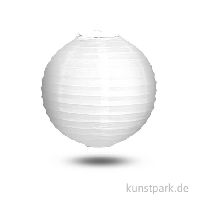 Artikelbild 1 des Artikels “Papierlampion mit Metallgestell, Durchmesser 30 cm - weiß “