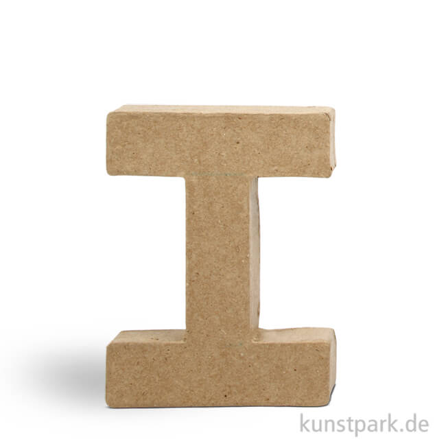 Artikelbild 1 des Artikels “Pappmaché-Buchstaben - handgearbeitet 10 cm Einzeln | I“