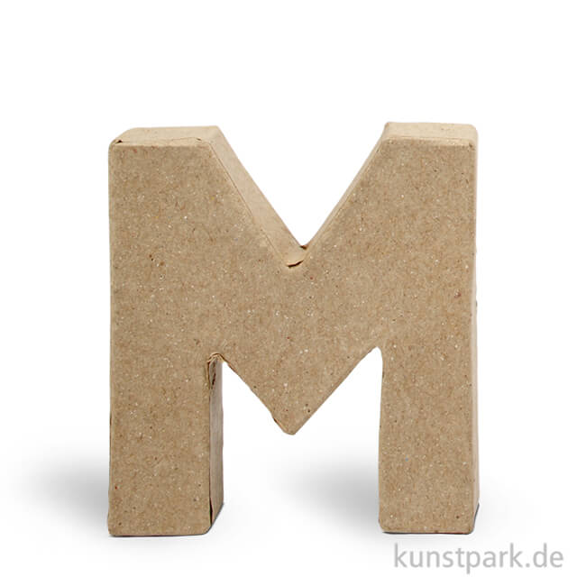Artikelbild 1 des Artikels “Pappmaché-Buchstaben - handgearbeitet 10 cm Einzeln | M“