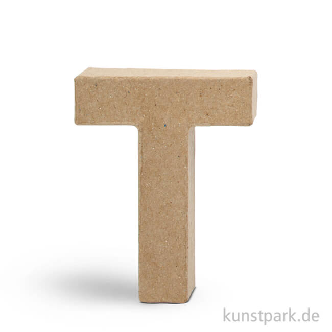 Artikelbild 1 des Artikels “Pappmaché-Buchstaben - handgearbeitet 10 cm Einzeln | T“