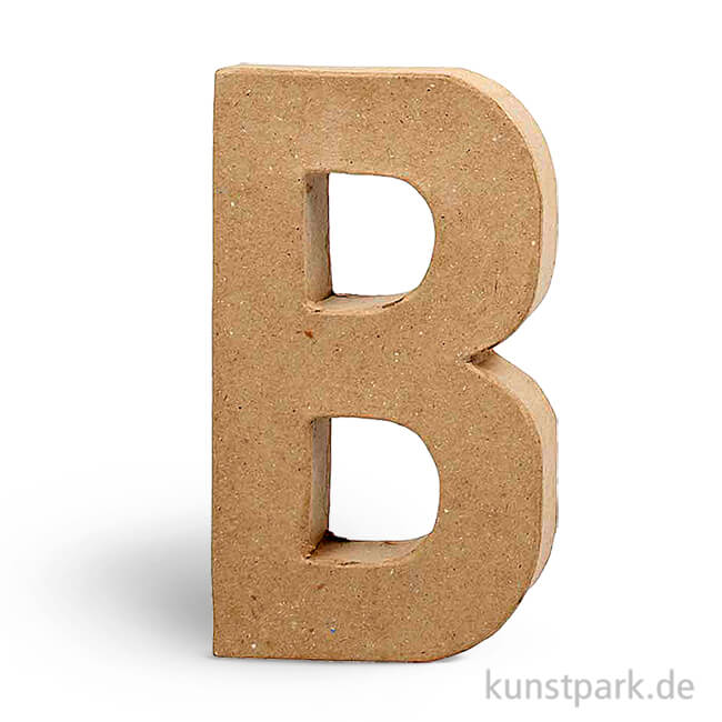 Artikelbild 1 des Artikels “Pappmaché-Buchstaben - handgearbeitet 20,5 cm Einzeln | B“