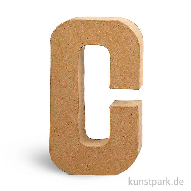 Artikelbild 1 des Artikels “Pappmaché-Buchstaben - handgearbeitet 20,5 cm Einzeln | C“