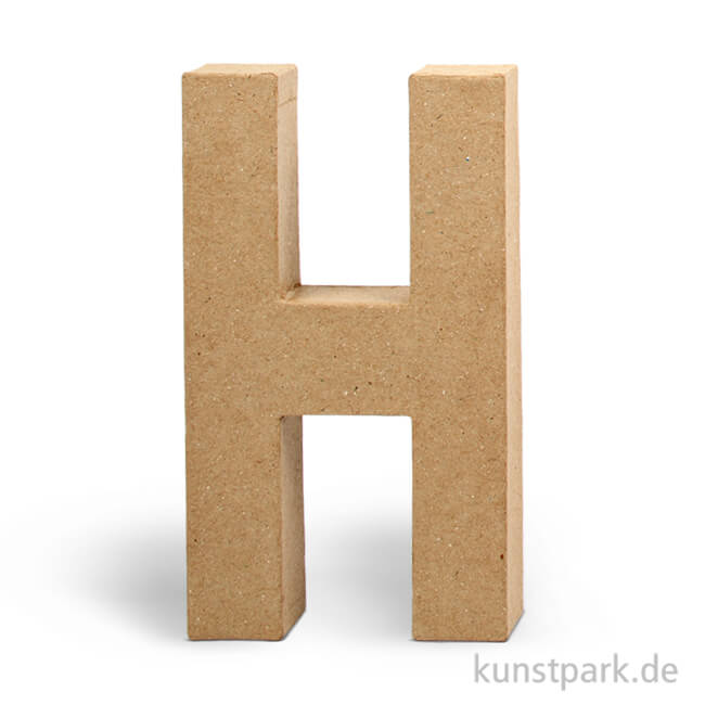 Artikelbild 1 des Artikels “Pappmaché-Buchstaben - handgearbeitet 20,5 cm Einzeln | H“