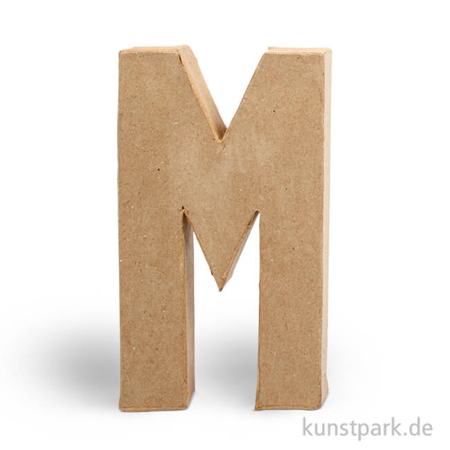 Artikelbild 1 des Artikels “Pappmaché-Buchstaben - handgearbeitet 20,5 cm Einzeln | M“