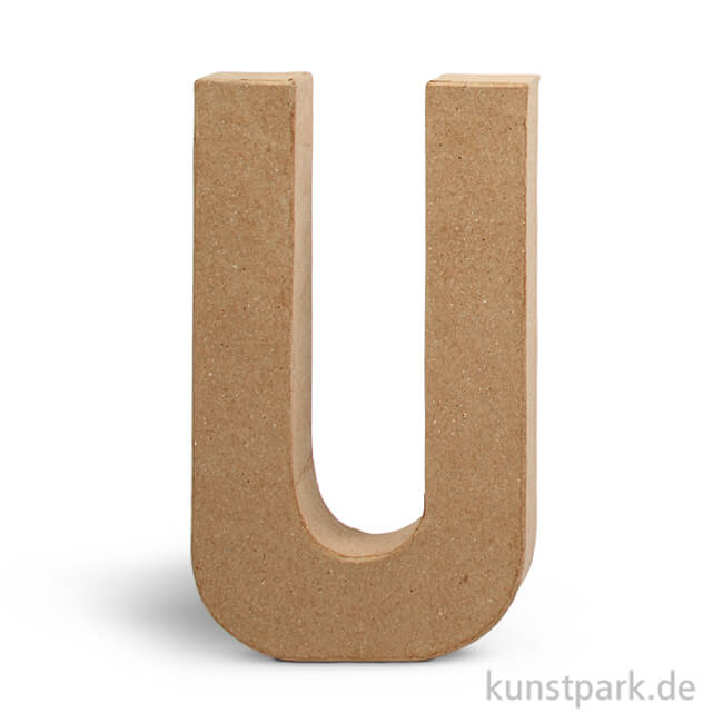 Artikelbild 1 des Artikels “Pappmaché-Buchstaben - handgearbeitet 20,5 cm Einzeln | U“